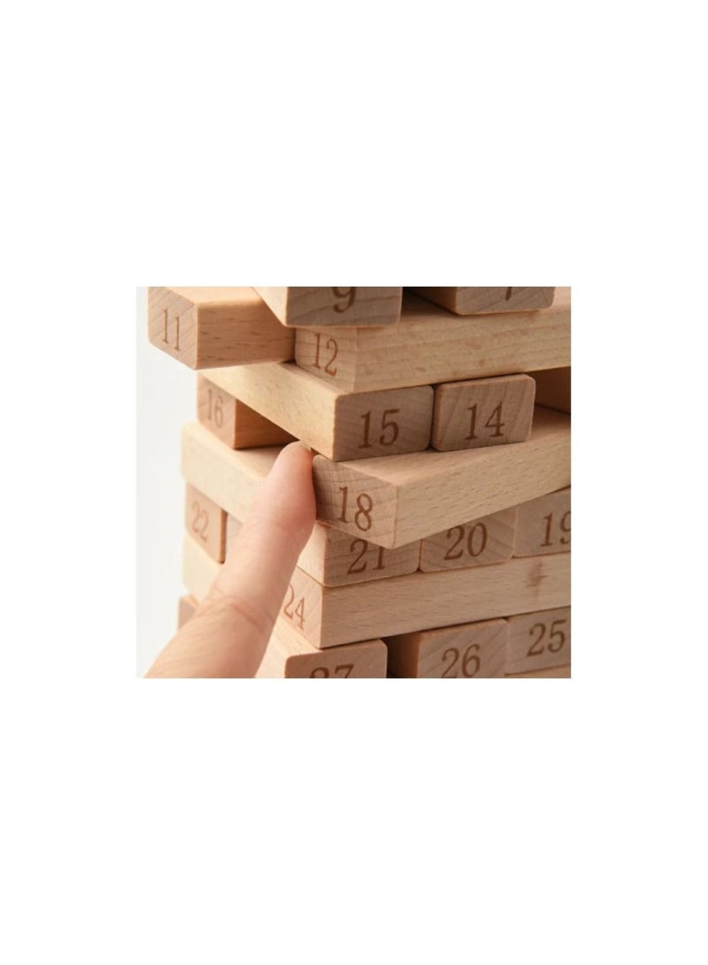 child toy Classic Non Toxic Stackable Wooden Block Building Toy  - Image 3