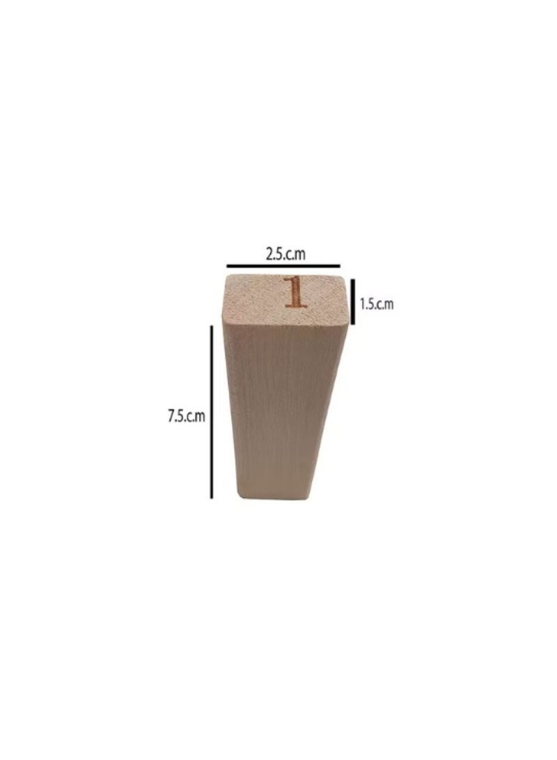 child toy Classic Non Toxic Stackable Wooden Block Building Toy  - Image 4