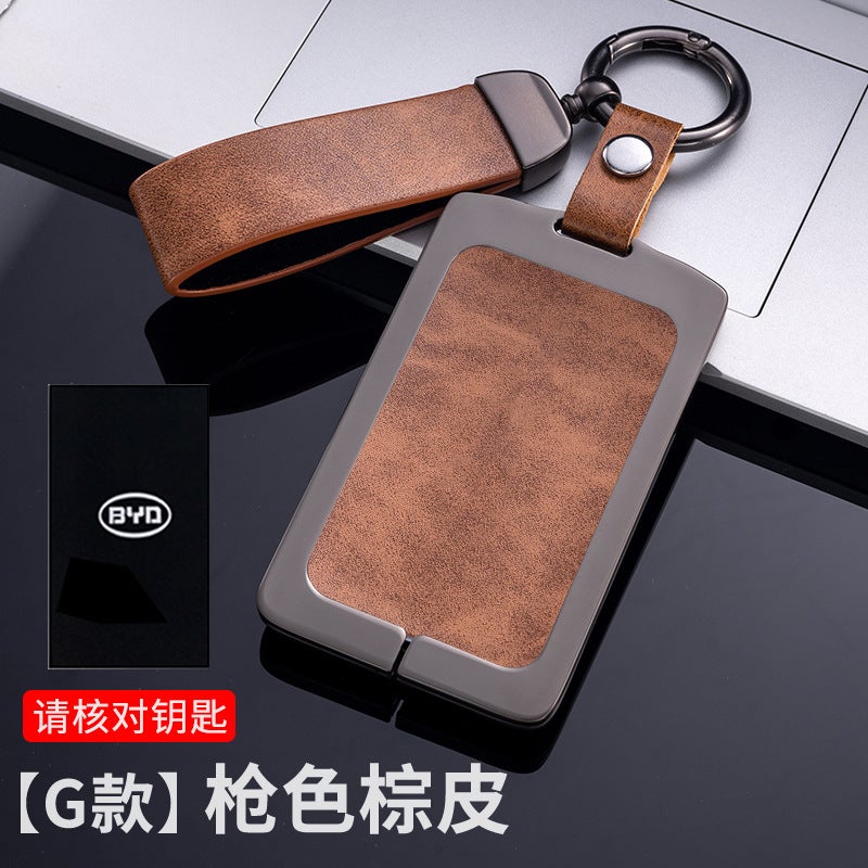 For Byd Genuine Leather Key Case Byd Song Pro Han Ev Tang Dmi Qin Pro Song Max Yuan E2 Fashion Bag Buckle - Image 5