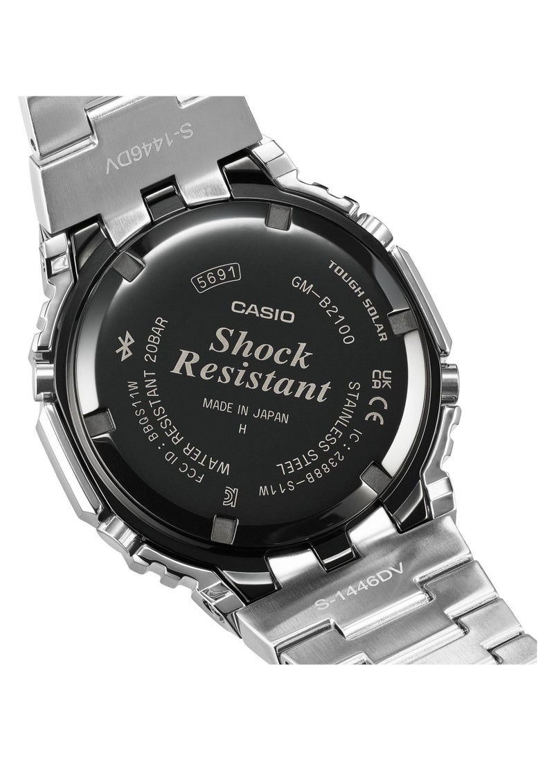 G-SHOCK - Analog+Digital Blue Dial Bluetooth Stainless Steel Men's Watch - Image 1