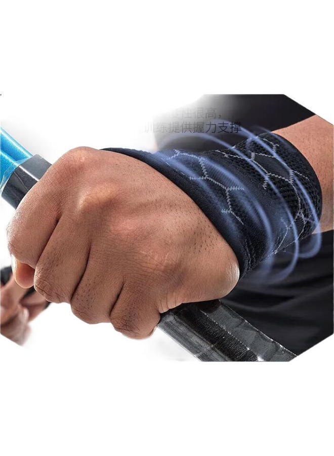 Mizuno Wrist Guard, Sports Tfcc, Tendonitis Prevention, Anti-Sprain, For Bench Press, Men And Women, Basketball, Badminton, Tennis, 2507 Dark Gray, Two Pieces - Image 1