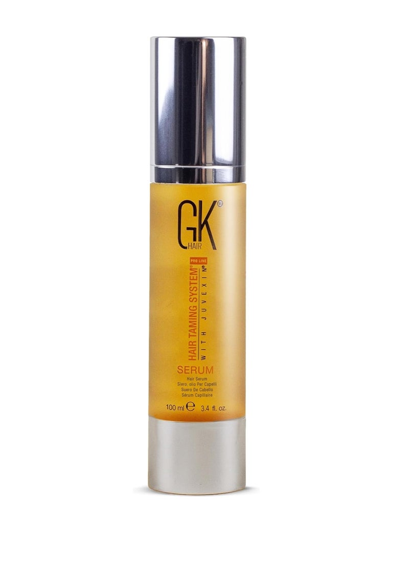 GK Hair Global Keratin 100% Organic Argan Oil Anti Frizz Hair Serum 100 ml  - Image 1