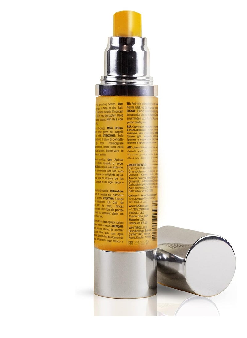 GK Hair Global Keratin 100% Organic Argan Oil Anti Frizz Hair Serum 100 ml  - Image 2