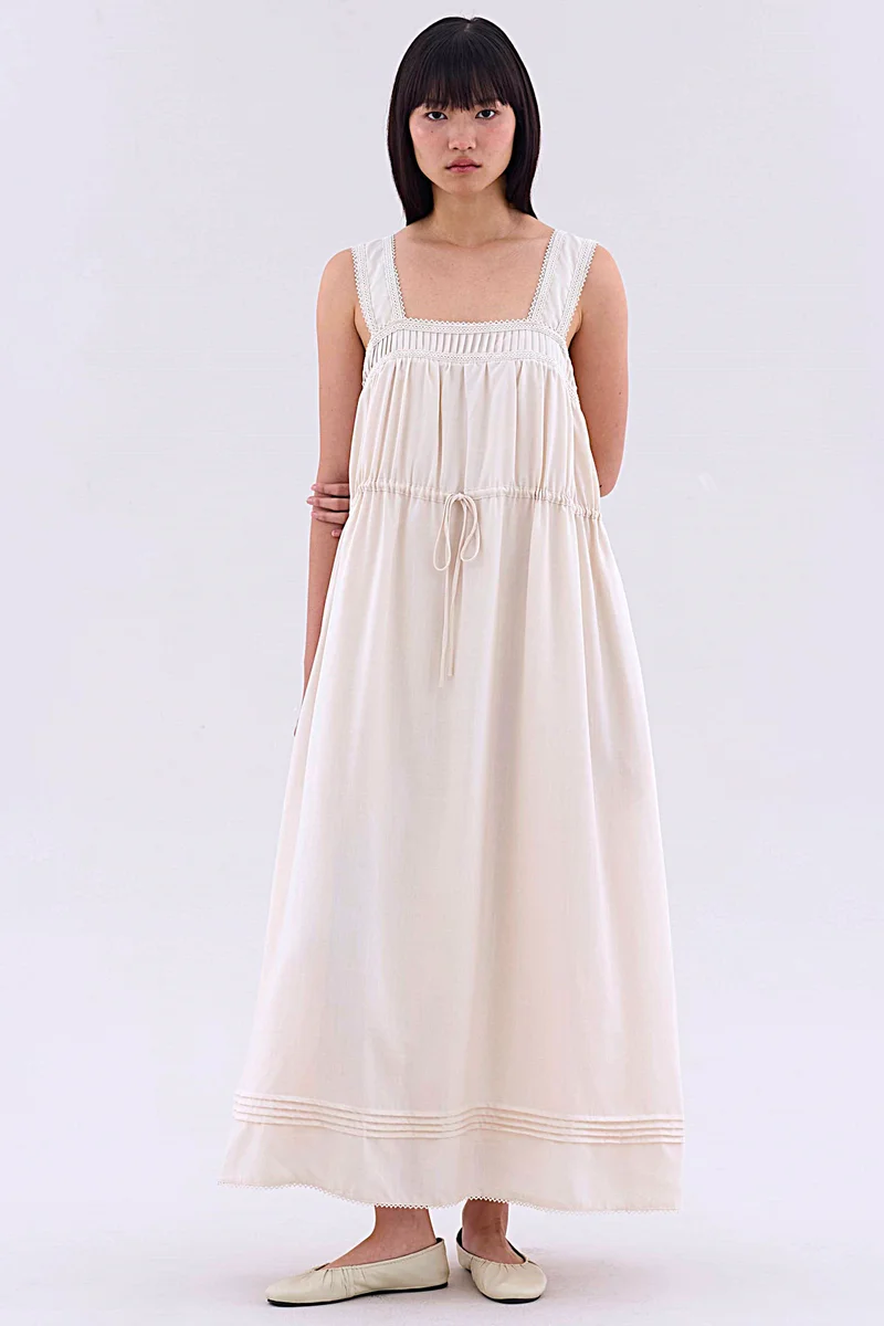 ذا اديتورز ماركت Marisol Square-Neck Relaxed Dress