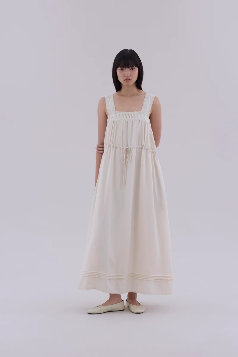 ذا اديتورز ماركت Marisol Square-Neck Relaxed Dress