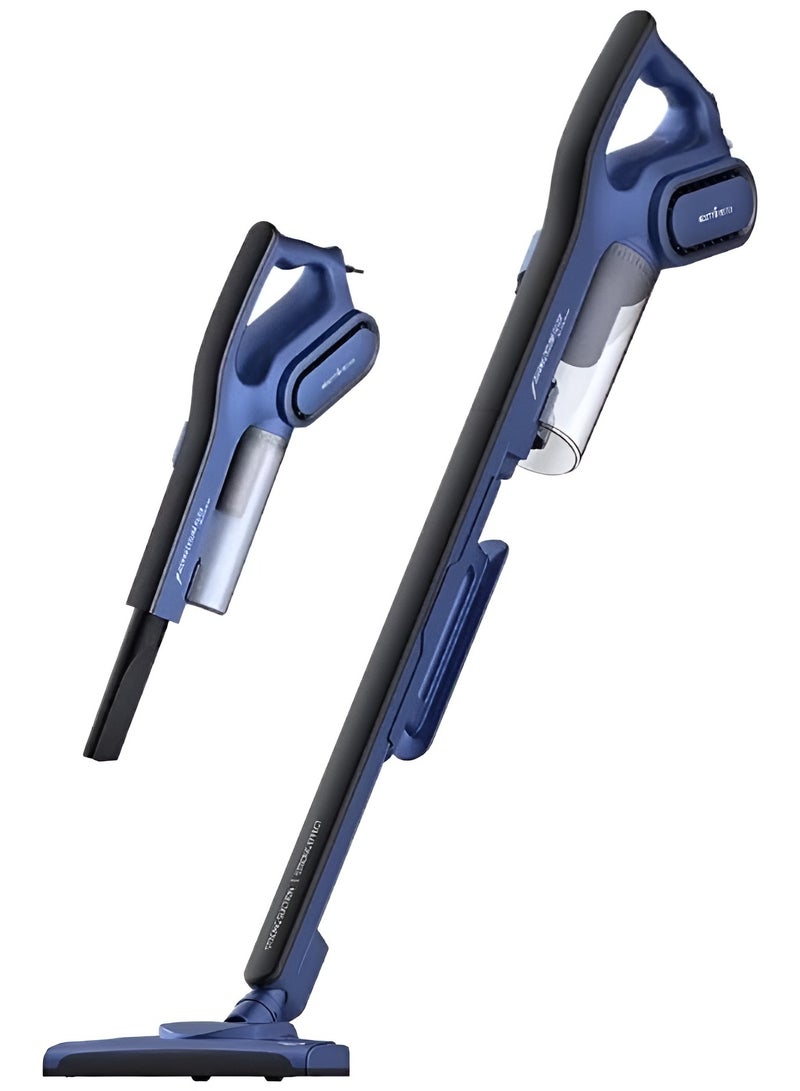 Portable 2 In 1 Handheld Vacuum Cleaner 0.8L 600KW  with HEPA Filter 15000Pa Strong Suction Power Blanket Dust Three-Layer Filtration Dust Capacity Blue  - Image 1