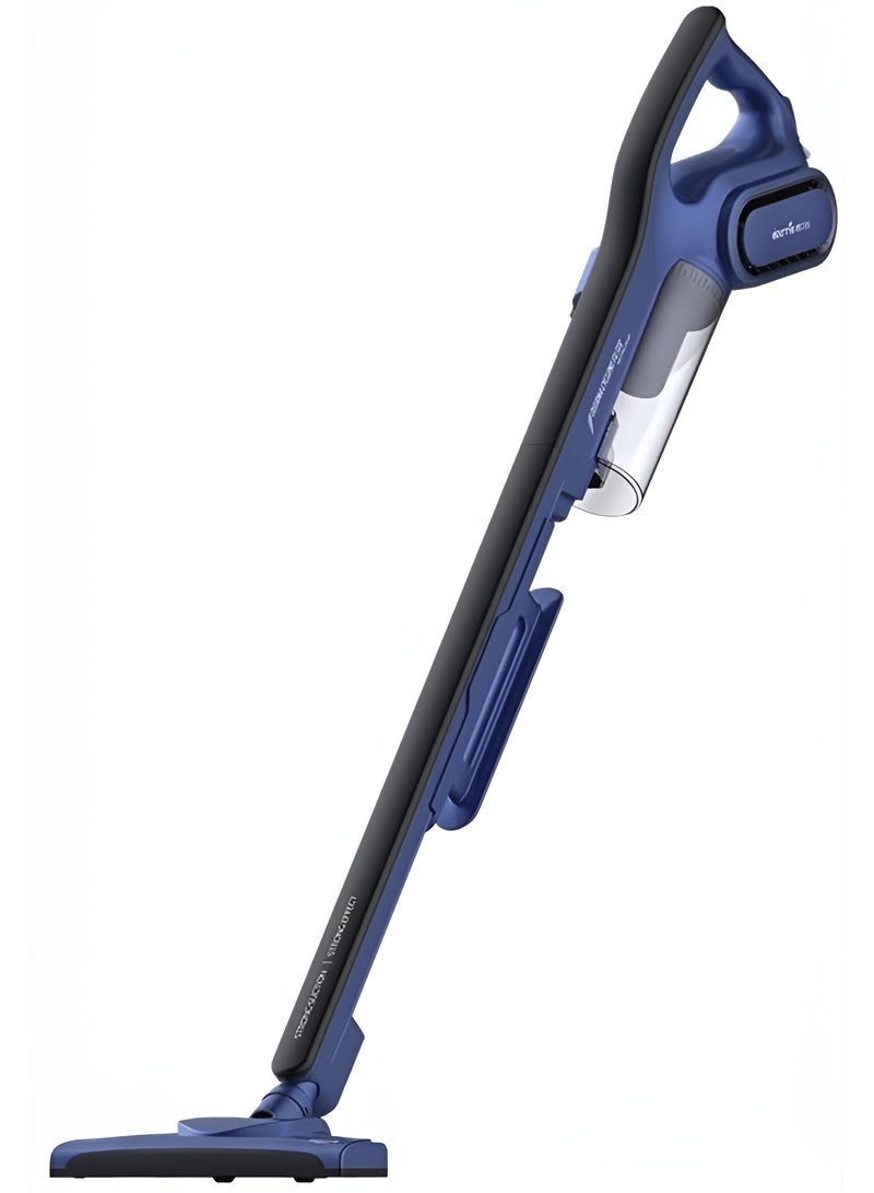 Portable 2 In 1 Handheld Vacuum Cleaner 0.8L 600KW  with HEPA Filter 15000Pa Strong Suction Power Blanket Dust Three-Layer Filtration Dust Capacity Blue  - Image 2