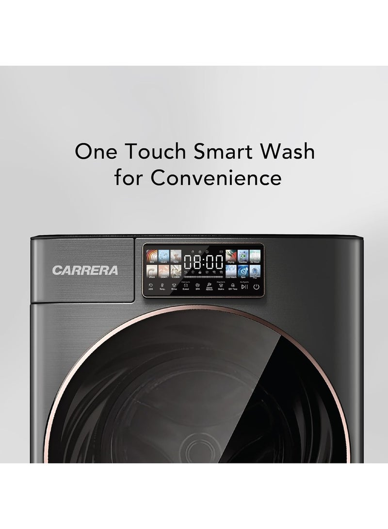 Carrera Carrera Washing Machine – 10kg Washer & 6kg Dryer, 1400RPM, Inverter Technology, Ozone Cleaning, Intelligent Color Display, Direct Drive, Drum Clean Plus  - Image 4