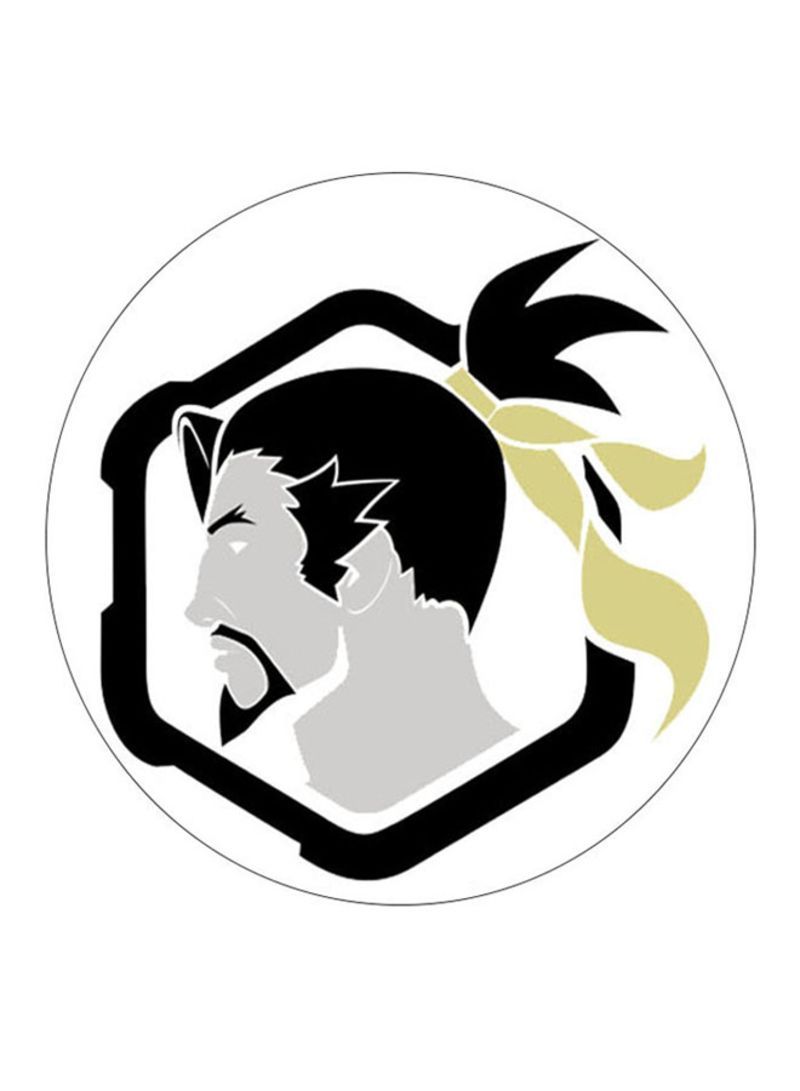 Overwatch Printed Mouse Pad  Black/Grey/Beige