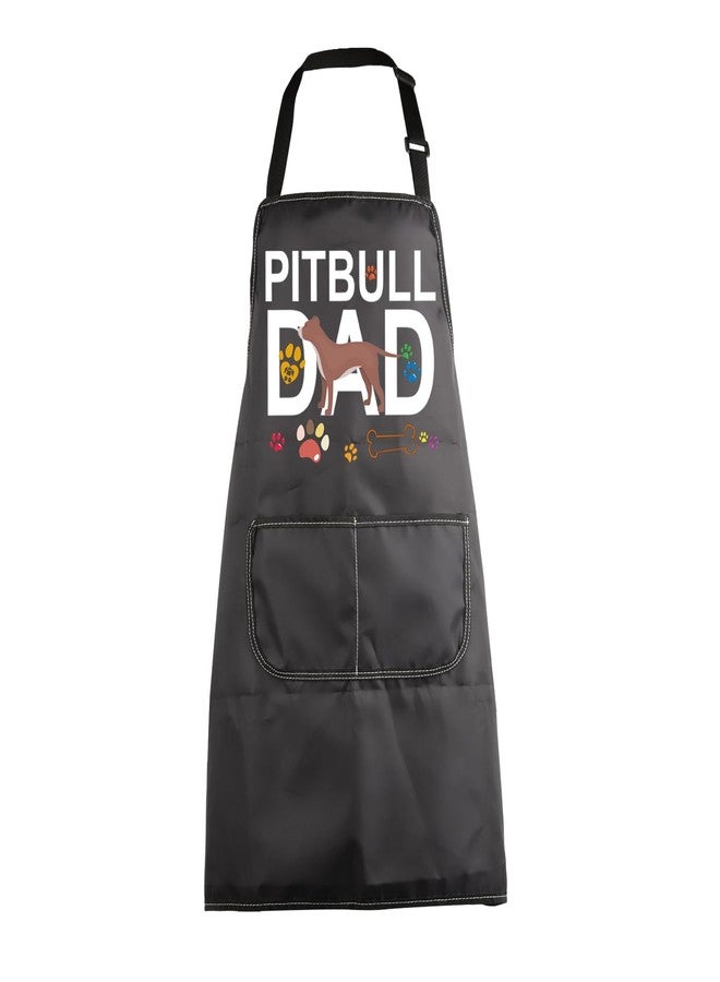 MBMSO Pitbull Mom and Dad Gifts Pitbull Mom Apron Best Pitbull Mom Ever Pitbull Dad Apron Pitbull Apron for Pitbull Owner (Pitbull Dad Apron-b) - Image 1
