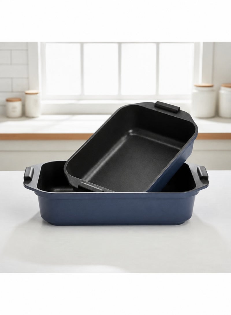 Solingen 2-piece granite cookware set Blue