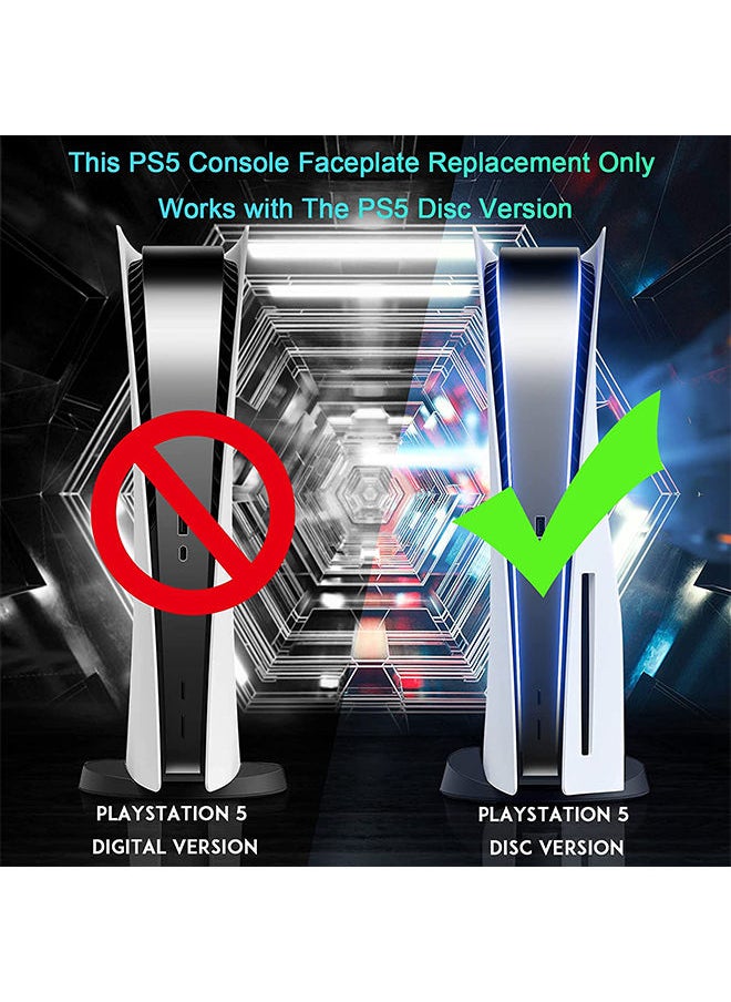 S-Color - PS5 Faceplate Accessories with Cooling Vent Face Plate Console Cover Shell for Playstation 5 Disc Edition - Image 1
