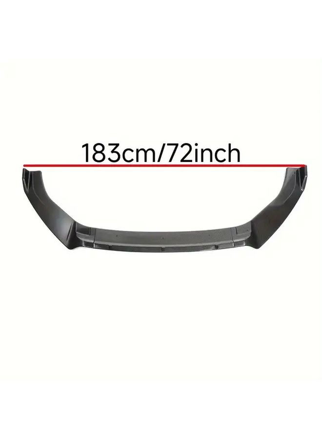 Carbon Fiber Front Bumper Lip Spoiler Splitter For Volkswagen Golf Mk7 7.5 GTI R Bumper Lip Diffuser Car Modification - Image 2