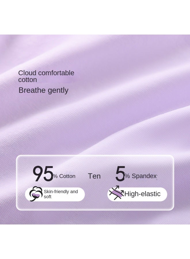 DEESHA Comfortable Cotton Class A Antibacterial】girls' Underwear Summer Thin Mid-large Kids Middle School Boxer Briefs Baby Shorts - Image 5