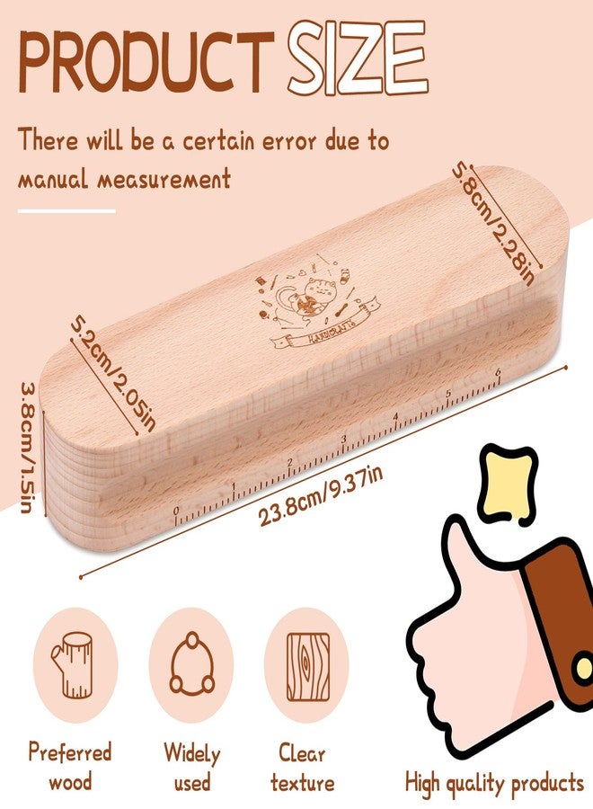 Fteven Tailors Clapper Wooden Clapper for Quilting, Professional Hardwood Tailors Clapper for Quilting and Ironing, Multipurpose Quilting Supplies Quilting Tools for Wrinkle Sewing, Fabric Folds - Image 2