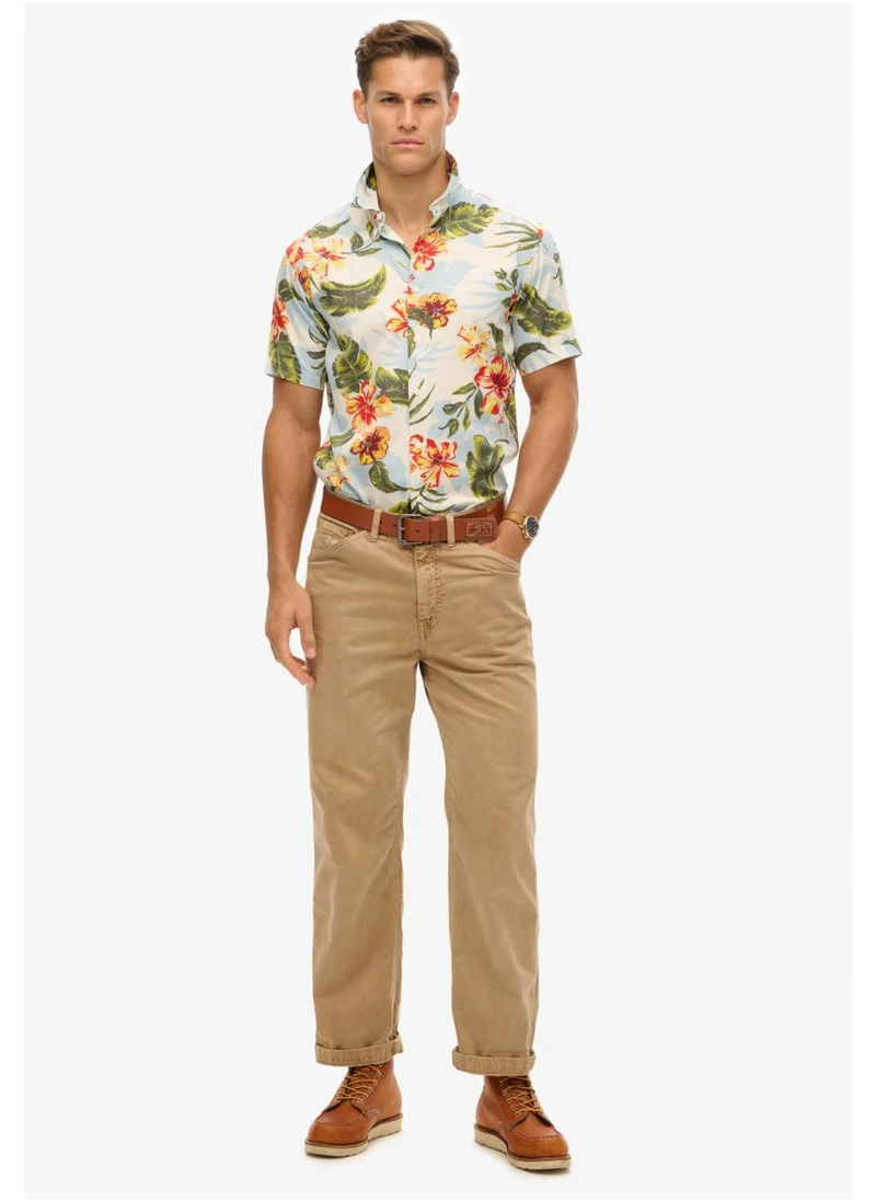 سوبر دراي Hawaiian Print Shirt