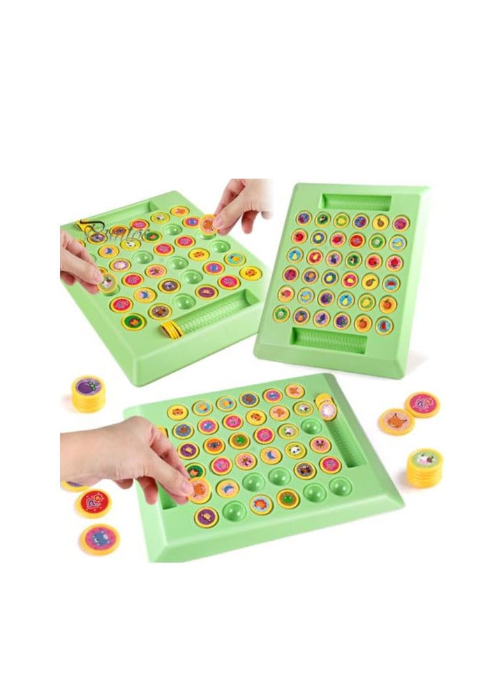 Animal and Fruit Memory Matching Board Game - Memory Chess Set 36 Pieces