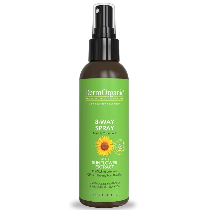 DermOrganic Color Care with Sunflower AntiFade Extract  SulfateFree 8WAY THERMAL SPRAY  8 Fl Oz