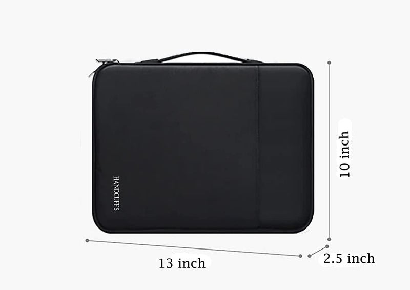 Handcuffs Document Organizer Bag | Waterproof | Portfolio Case | Professional | File Folders | A4 Paper | Certificates | Holder | Travel | Storage | Documents Organiser (Black) - Image 4