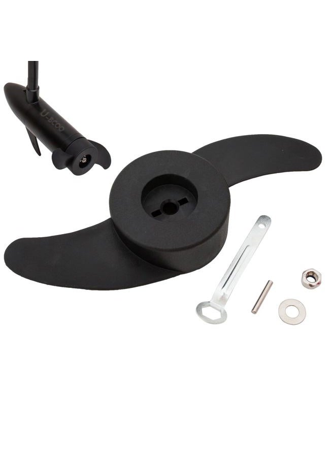 U-BCOO Power Prop Kit 2-Blades (3 in Diameter) Electric Trolling Motor Outboard/Propeller for 32lb, 46lb, 40lb - Image 1
