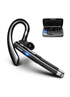 YYK520 Wireless Bluetooth-compatible Earphone Handsfree Business Headset Mini Earbuds Built-in Mic for Car Driving