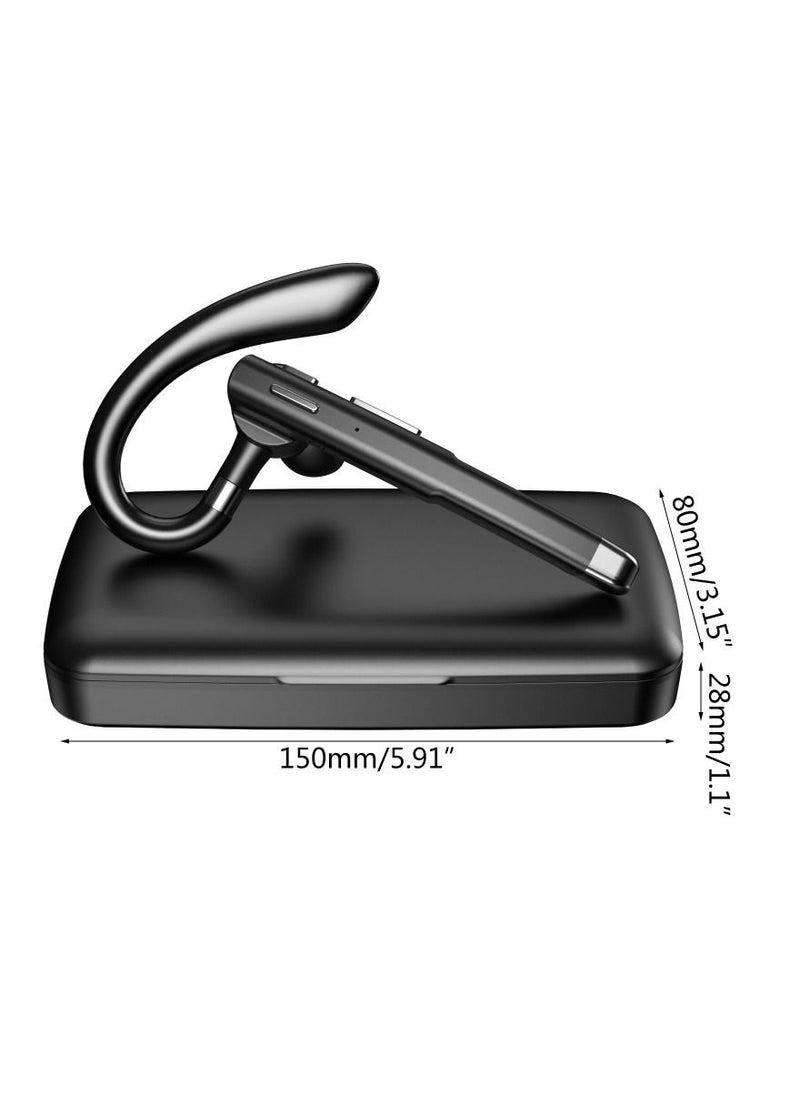 Generic - YYK520 Wireless Bluetooth-compatible Earphone Handsfree Business Headset Mini Earbuds Built-in Mic for Car Driving - Image 1