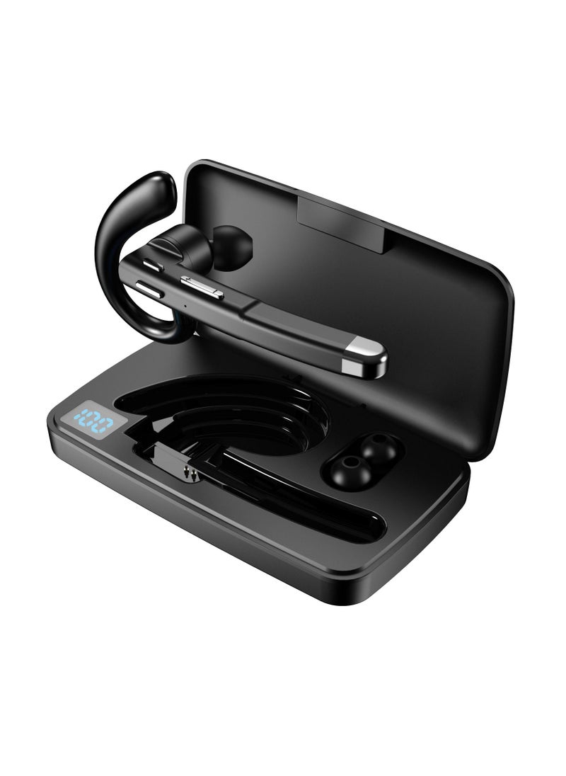 Generic - YYK520 Wireless Bluetooth-compatible Earphone Handsfree Business Headset Mini Earbuds Built-in Mic for Car Driving - Image 1
