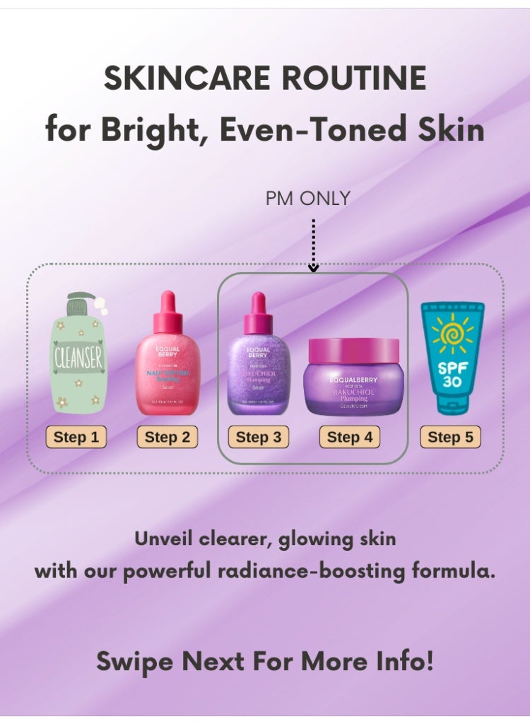 إيكوالبيري علامات التقدّم المبكر وترهّل البشرة – مجموعة إيكوال بيري لمقاومة الشيخوخة بباشكوتشيول كريم كبسولات مع سيروم باكوتشيول وسيروم ناد+ - Image 4