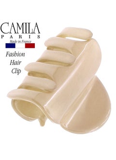 CAMILA Camila Paris CP3293 French Hair Clip for Women, Small Nude Girls Hair Claw Clips Fashion Durable Hair Accessories for Women, Luxury Ladies Strong Hold No Slip Grip Clamp, Made in France  - Image 2