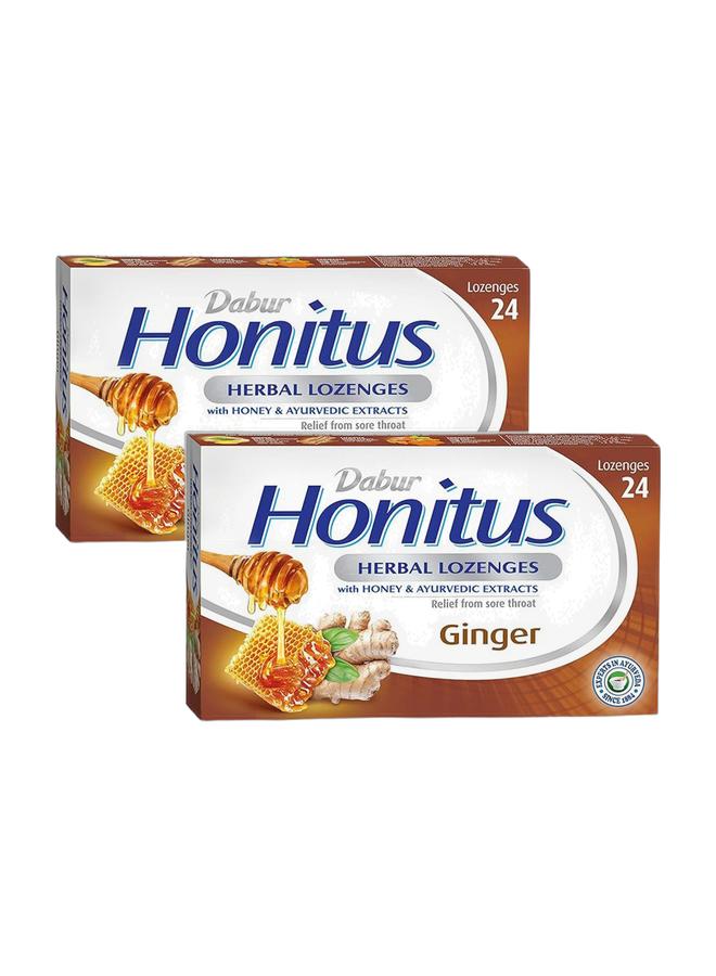 Dabur أقراص دابر هيربال هونيترس - زنجبيل عبوة من 2 - Image 1