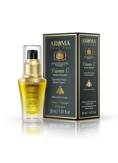 Aroma Dead Sea Vitamin C Facial Serum Powerhouse Formula With 15 Nutrientrich Oils & Dead Sea Minerals Unrivaled Antiaging Skinperfecting Benefits For Radiant Youthful Complexion 1.01 Fl.Oz  - Image 2