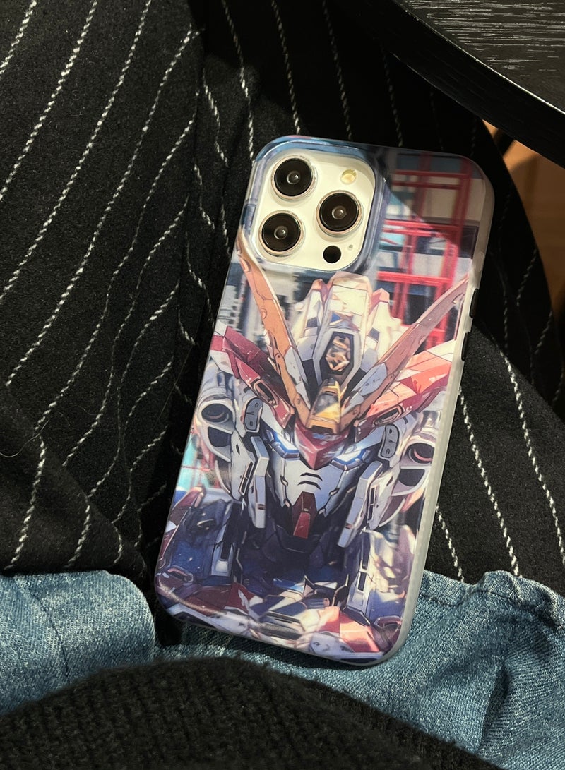 3D Mecha Guardian Series Case - iPhone 15 Pro Max