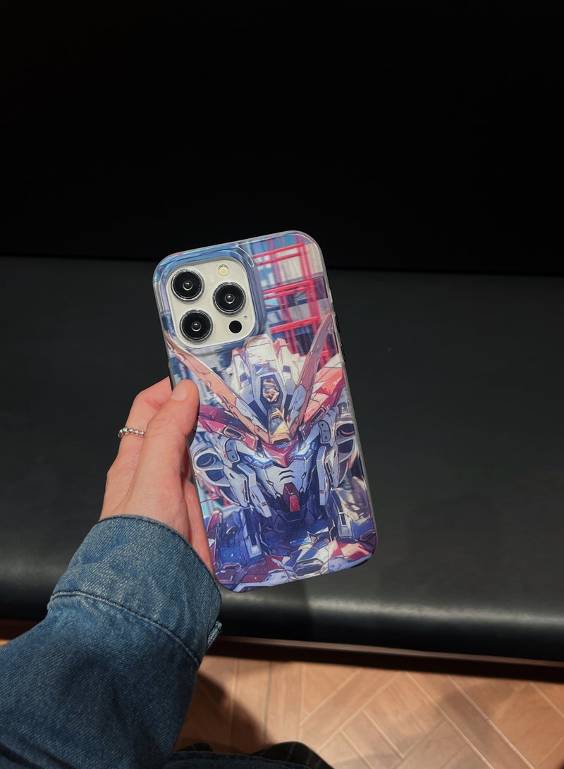 3D Mecha Guardian Series Case - iPhone 15 Pro Max