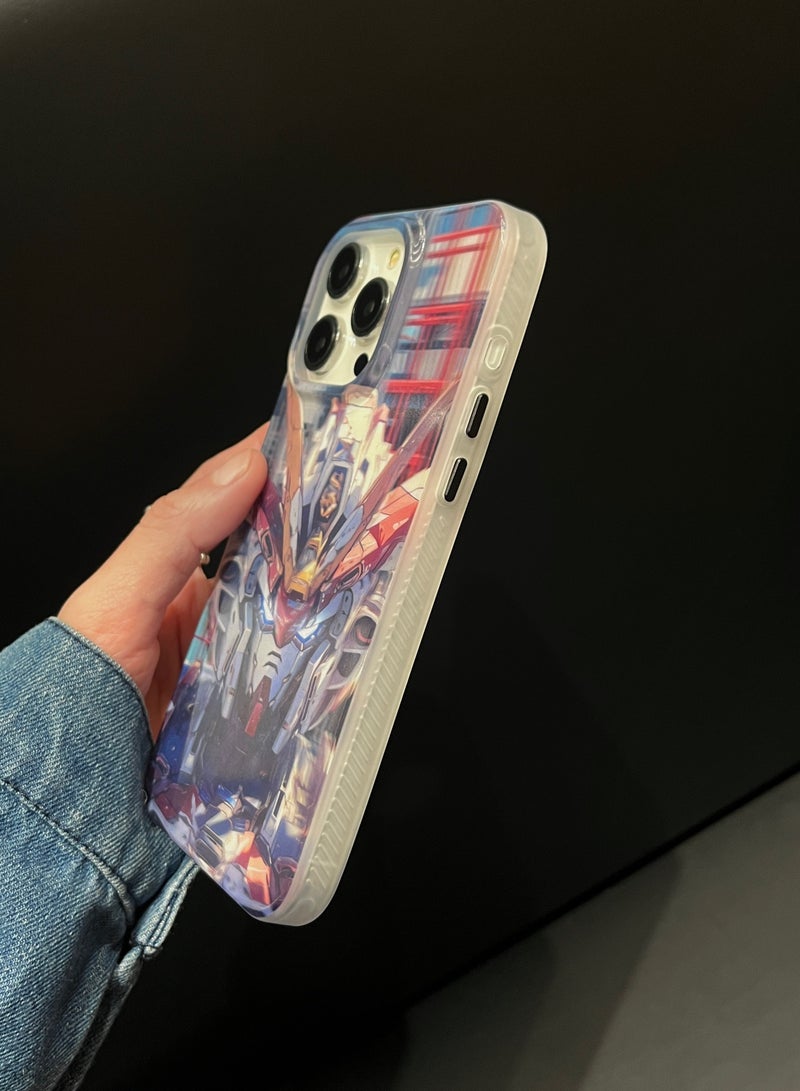 3D Mecha Guardian Series Case - iPhone 15 Pro Max