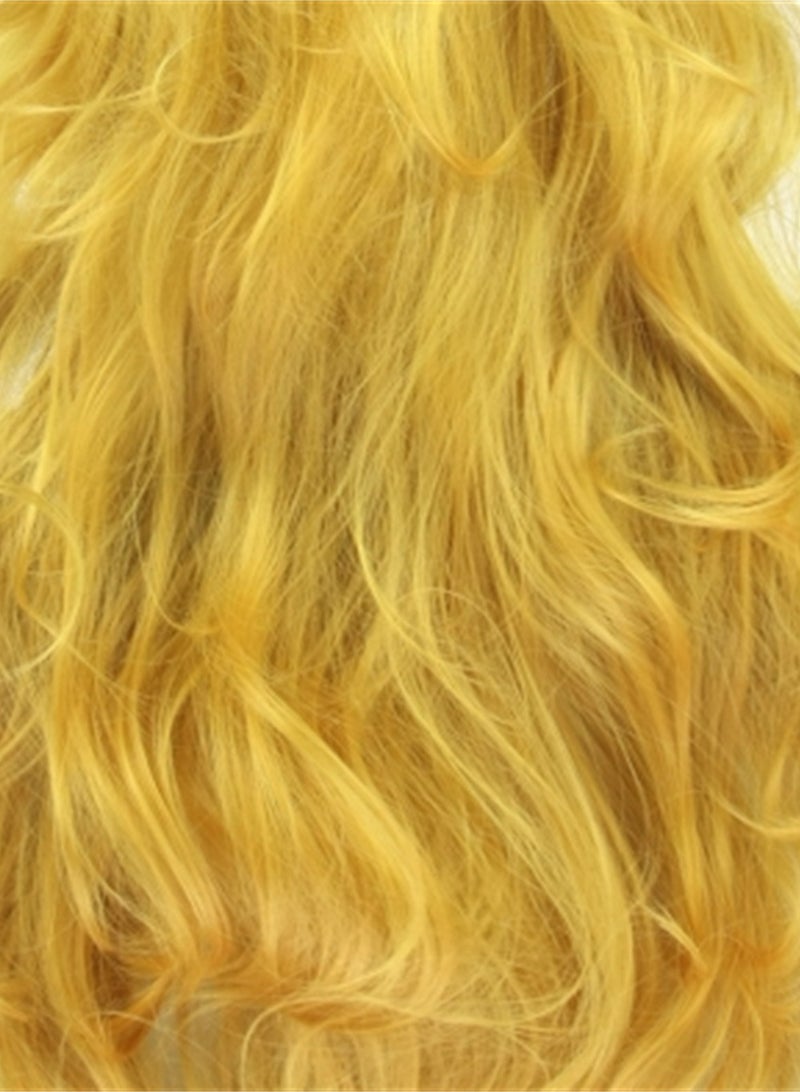 80cm anime long curly hair high temperature silk curly hair cosplay wig costumes dress up wig - Image 4