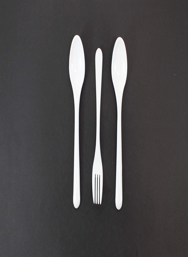 Bataniya 6 Spoon + 6 Fork Dinnerware Set/Dining Table Cutlery Set of Forks & Spoon (Set of 12) - Image 4