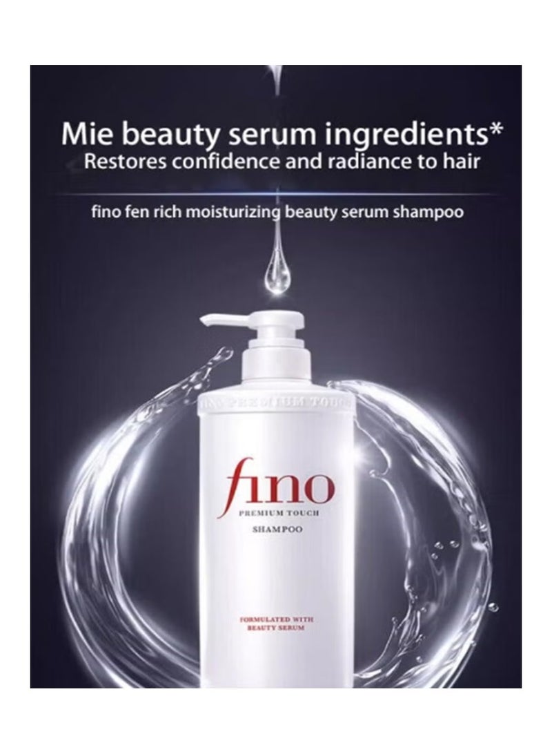 Fino Premium Touch Luxury Hair Care Set - Shampoo (550ml), Conditioner (550ml) - for Dry Damaged Hair Repair - Image 3