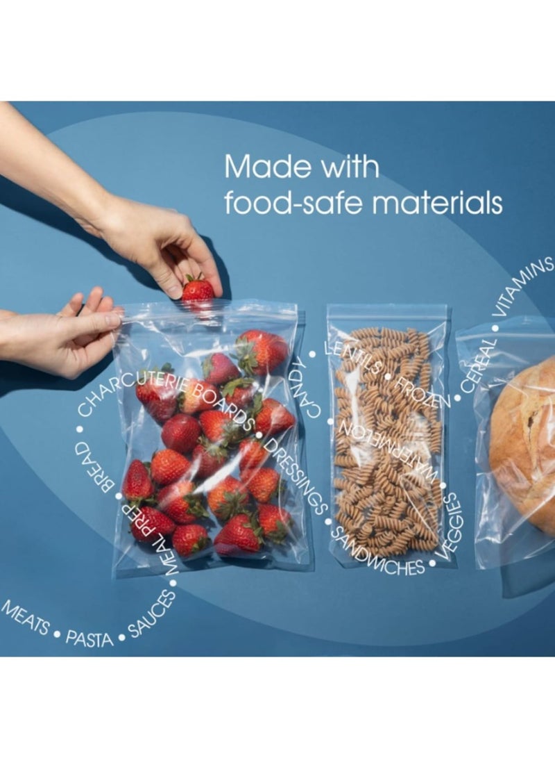 Zikra 2‚Äù x 3‚Äù Reclosable Zip Bags (200 Count), Heavy-Duty 2 Mil Clear Resealable Poly Bags for Jewelry, Coins, Beads, Pills, and Small Items - Image 3