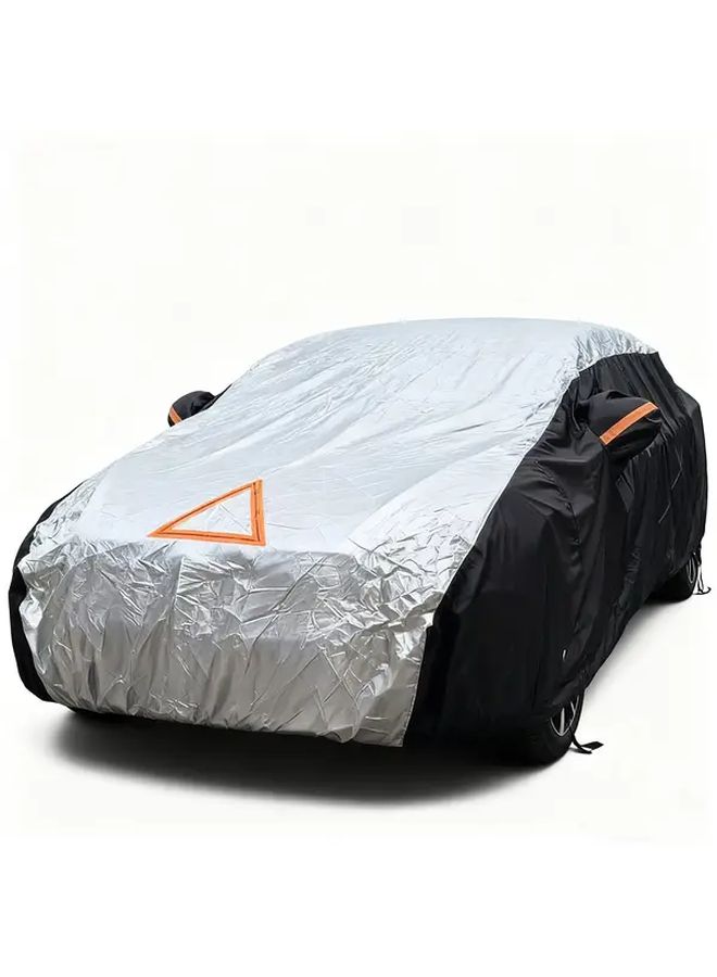 All Weather Outdoor Car Cover SUV XL Heavy Duty Sun Protection Full Vehicle Exterior Hail Proof Protection Against Snow Leaves Bird Droppings For Sedan Hatchback Wagon Truck Van - Image 1
