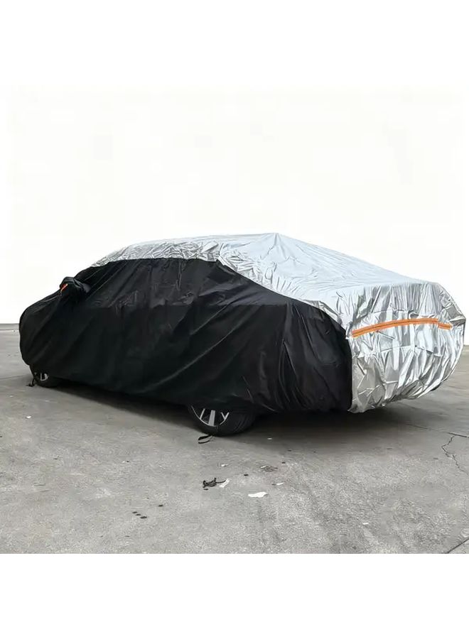 All Weather Outdoor Car Cover SUV XL Heavy Duty Sun Protection Full Vehicle Exterior Hail Proof Protection Against Snow Leaves Bird Droppings For Sedan Hatchback Wagon Truck Van - Image 5