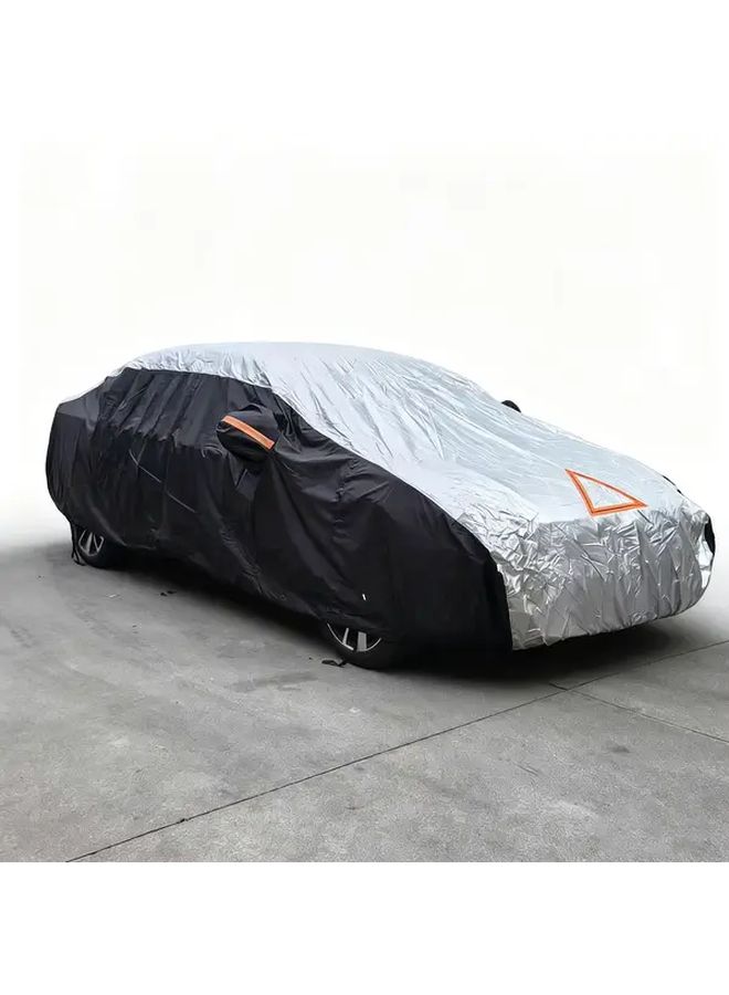 All Weather Outdoor Car Cover SUV XL Heavy Duty Sun Protection Full Vehicle Exterior Hail Proof Protection Against Snow Leaves Bird Droppings For Sedan Hatchback Wagon Truck Van - Image 4
