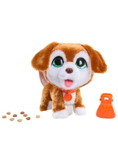 Just Play Furreal Poop-A-Lots Big Wags Interactive 8-Inch Walking Plush Stuffed Animal, Pooping Puppy With Leash, 14-Pieces, Kids Toys For Ages 4 Up  - Image 1