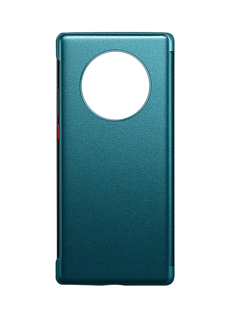SYOSI Phone Case for Huawei Mate 40 Pro, Genuine Leather Flip Fashion of Sheath to Prevent Falling Sleeve and Practical Intelligent Window Opening, Ultra-Thin Cover, for Huawei Mate 40 Pro  - Image 2