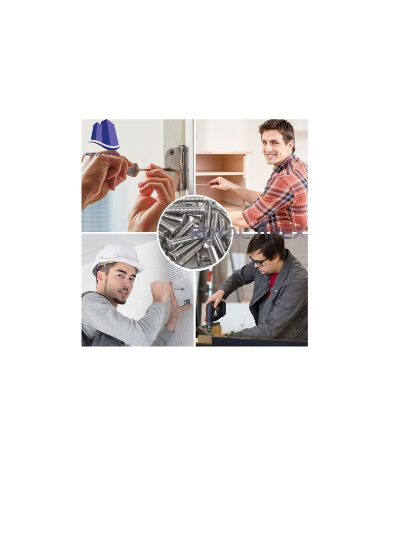 Machine Screw CSK Philip & Countersunk Head for DIY Electrical & Kitchen Furniture Pull Cabinet Door Handles - Image 2
