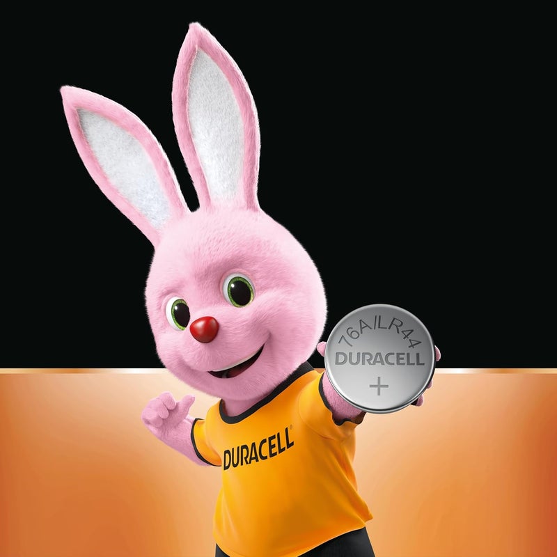 Duracell 1.5V Alkaline Coin Button Batteries - Pack of 2 (A76/LR44) - Image 2