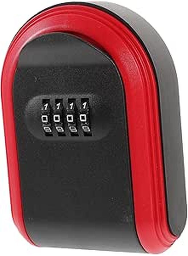 Wall Mount Key Lock Box Secure Resettable Combination Code Safe Storage For Keys USB Drives Valuables - Image 1