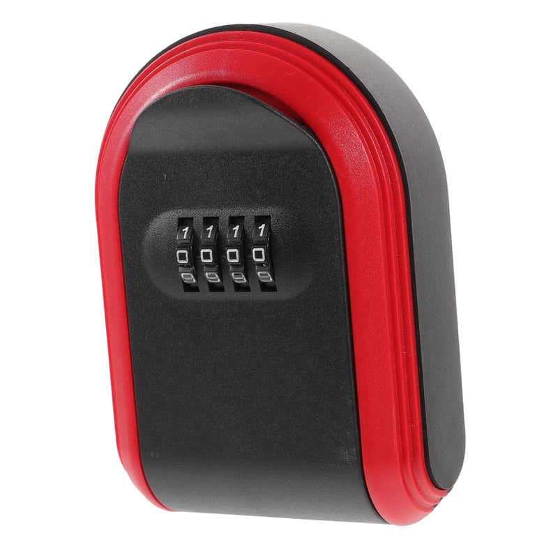 Wall Mount Key Lock Box Secure Resettable Combination Code Safe Storage For Keys USB Drives Valuables - Image 2