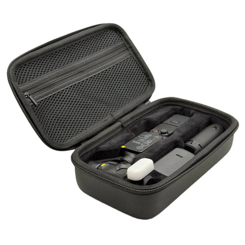 حقيبة حمل صلبة من EVA لكاميرا DJI Pocket 4 Pro، مقاومة للسقوط والصدمات، بسحاب ومنظم شبكي، حقيبة سفر وتخزين - Image 2
