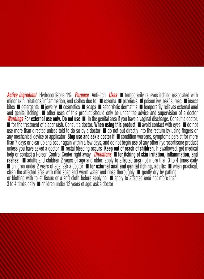 Cortizone 10 Cortizone-10 Maximum Strength Intensive Healing Itch Relief Cream, 1% Hydrocortisone, Fast-Acting, Anti-Itch Cream for Bug Bites, Rash, Eczema, Psoriasis, Poison Ivy, Oak, Sumac & More, 1 oz - Image 2