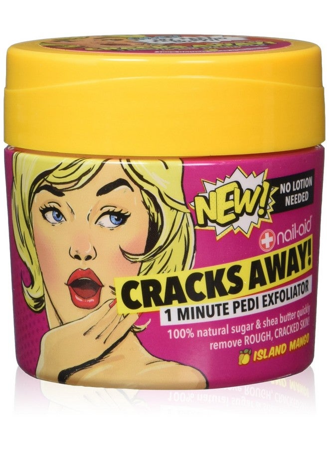 Nail-aid Cracks Away 1 Minute Pedi Exfoliator Clear Mango 7.0 Fluid Ounce - Image 1